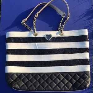 Betsey Johnson Striped Purse